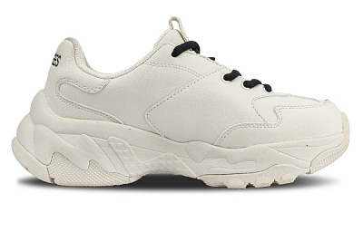 MLB Big Ball Chunky Low Top Chunky Sneakers Unisex Ecru