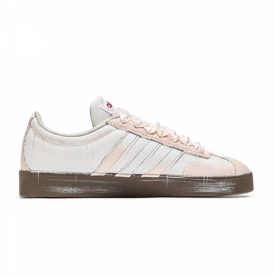 Adidas Neo VL Court 2.0 Da Vinci Custom, Lolita Anti Slip Wear Resistant Low Top Skateboard Shoes Unisex Pink Brown купить в интернет-магазине Yoocart с быстрой доставкой по России.