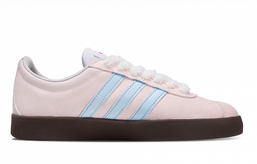 Adidas Neo VL Court Lifestyle Abrasion Resistant Slip Resistant Low Top Skateboard Shoes Unisex Pink купить в интернет-магазине Yoocart с быстрой доставкой по России.