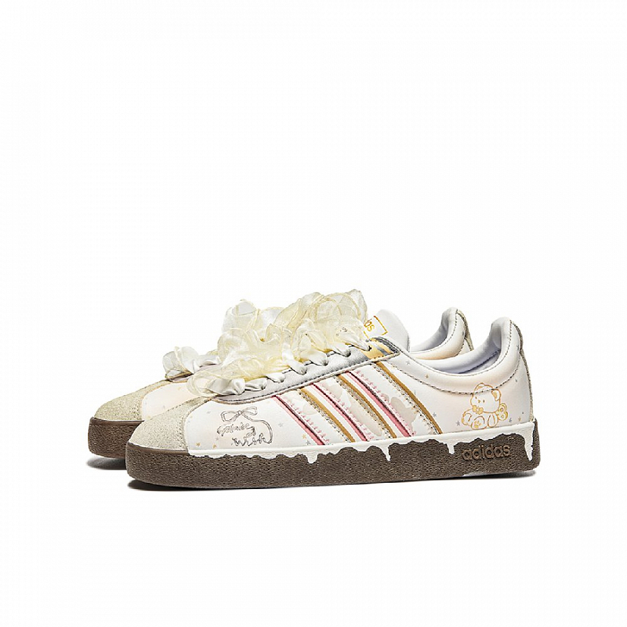 Adidas Neo VL Court 2.0 Bear Star Anti Slip Wear Resistant Low Top Skateboard Shoes Unisex Yellow Brown купить в интернет-магазине Yoocart с быстрой доставкой по России.