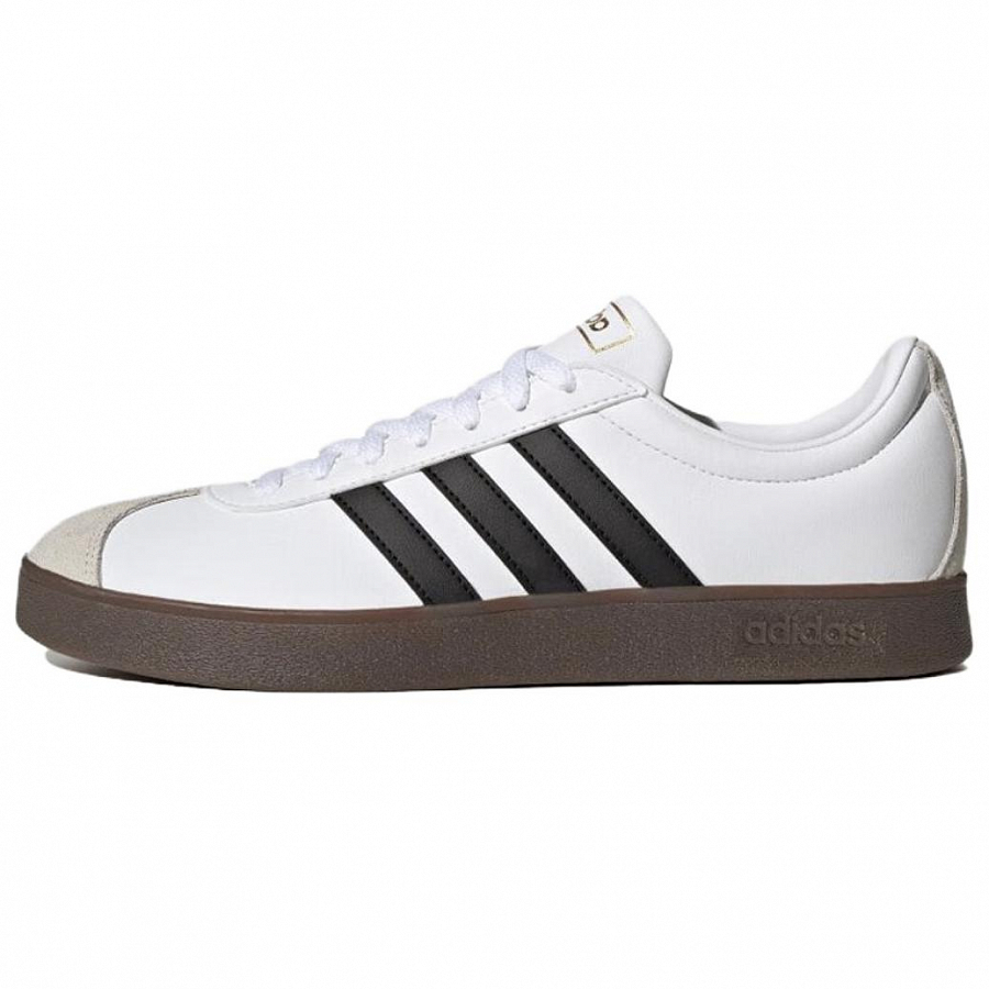Adidas Neo VL Court 2.0 Slip Resistant Low Top Skateboard Shoes Unisex White Green Silver купить в интернет-магазине Yoocart с быстрой доставкой по России.