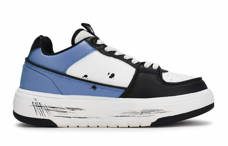 MLB Chunky Liner Skateboard Shoes Unisex Low Top Black/White/Blue