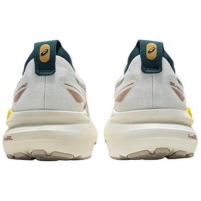 Asics Gel Kayano 31 Low Top Running Shoes Men's White Gold