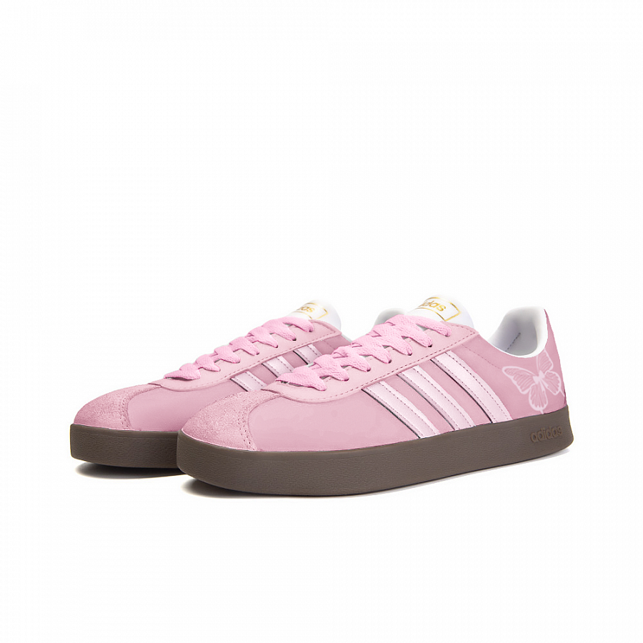 Adidas Neo VL Court 2.0 Anti-Slip Wear-Resistant Low-Top Skateboard Shoes Unisex Pink купить в интернет-магазине Yoocart с быстрой доставкой по России.