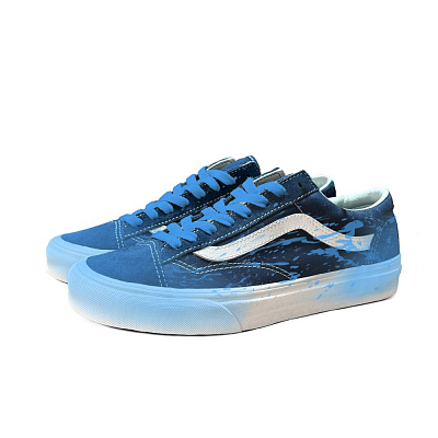 Vans Style 36 Low Top Skateboard Shoes Unisex Navy Blue