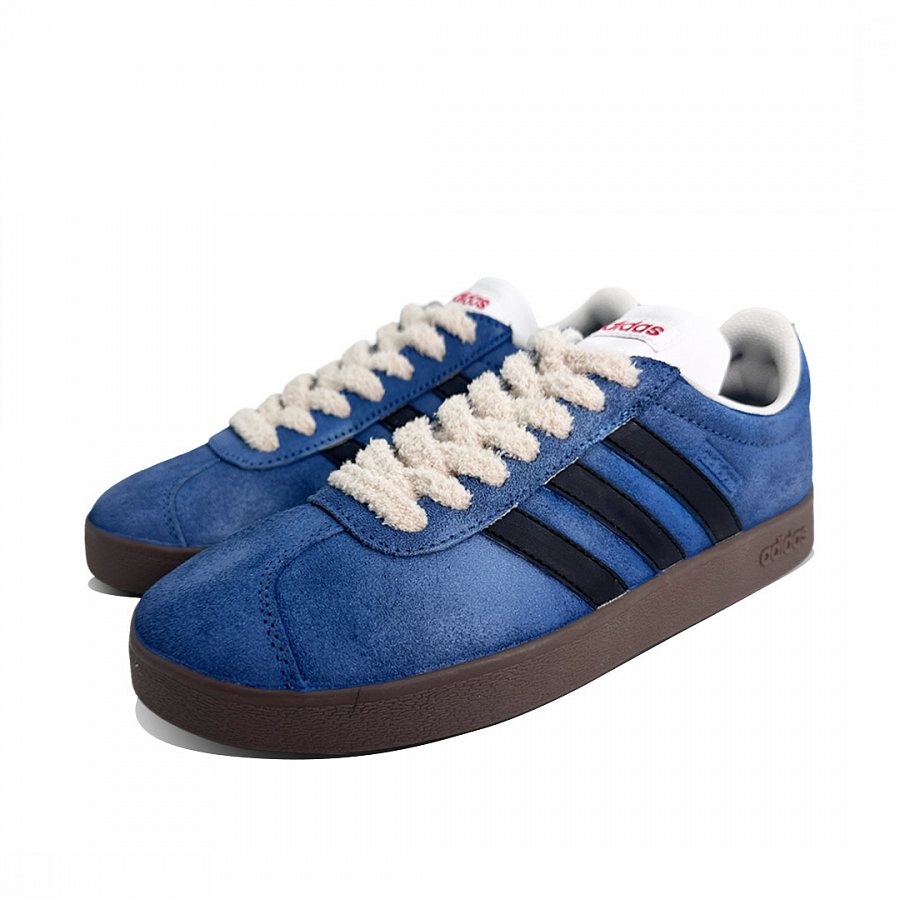 Adidas Neo VL Court Lifestyle Slip Resistant Low Top Skateboard Shoes Unisex Blue Black купить в интернет-магазине Yoocart с быстрой доставкой по России.