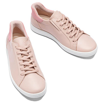 Ecco Soft And Cool Size 7 Low-Top Skateboard Shoes Women's Pink