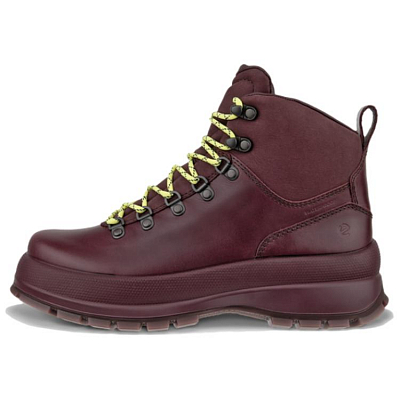 Ecco Abrasion Resistant Shock Absorbers Short Outdoor Boots Women's Red