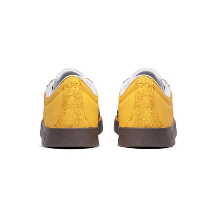 Adidas Neo VL Court 2.0 Leaves Fall As The Breeze Rises Slip Resistant Low Top Skateboard Shoes Unisex Yellow
