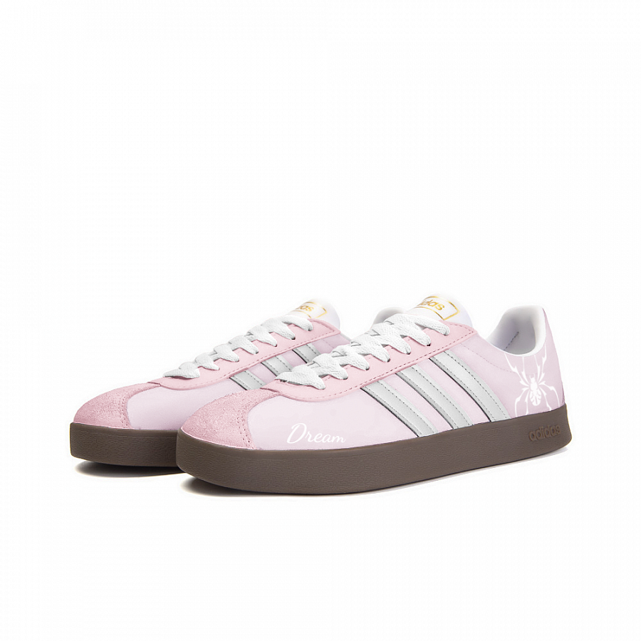 Adidas Neo VL Court 2.0 Anti-Slip Wear-Resistant Low-Top Skateboard Shoes Unisex Pink купить в интернет-магазине Yoocart с быстрой доставкой по России.