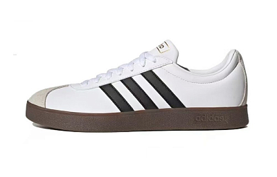 Adidas Neo VL Court 2.0 Barbie Girl Anti Slip Wear Resistant Low Top Skateboard Shoes Unisex Pink Blue