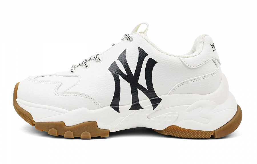 MLB Big Ball Chunky Sneakers Unisex Low Top White/Black