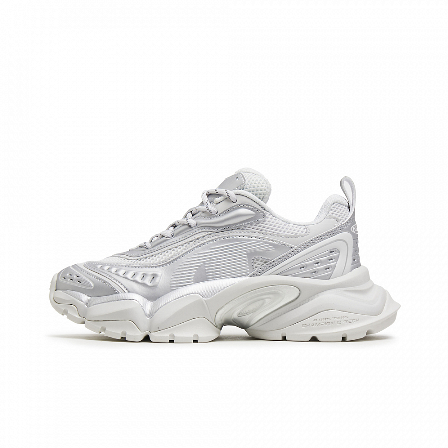 Champion Tooth Shark 2.0 Balance Low Top Chunky Sneakers Women's Silver White/photon Gray купить в интернет-магазине Yoocart с быстрой доставкой по России.