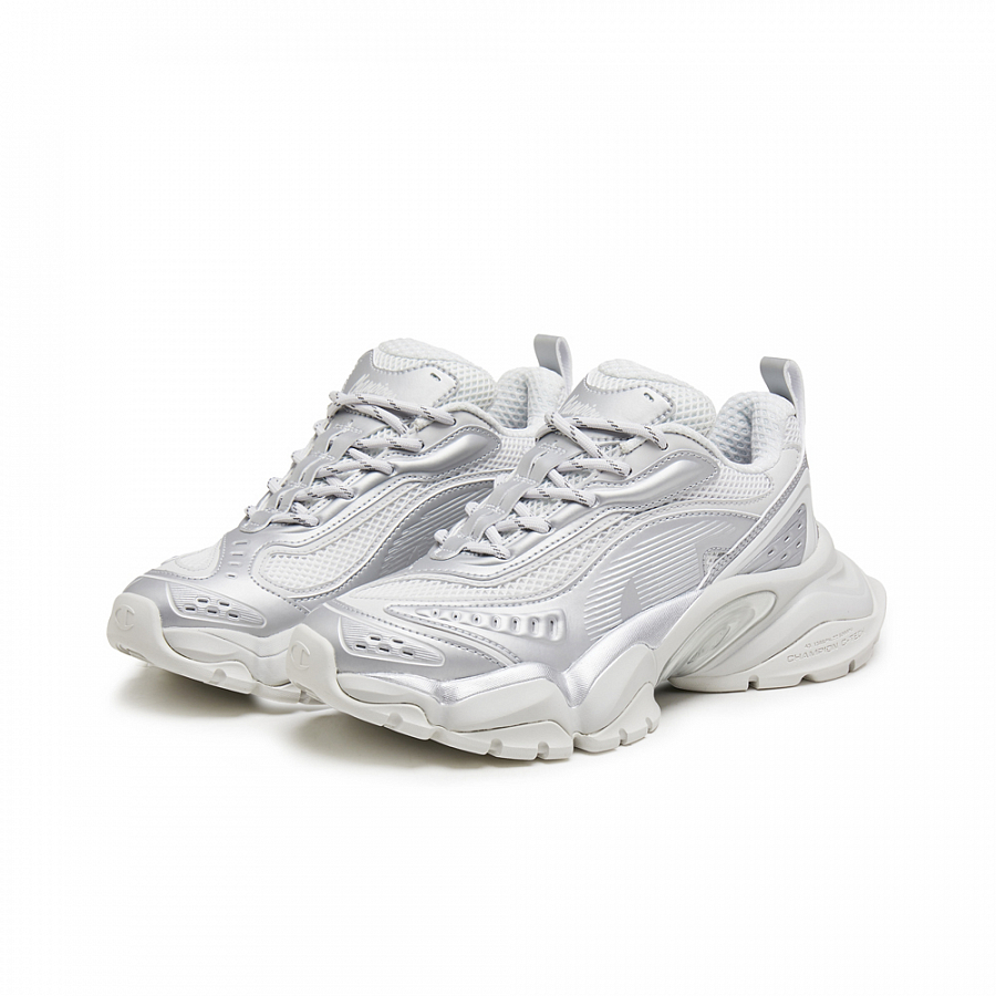 Champion Tooth Shark 2.0 Balance Low Top Chunky Sneakers Women's Silver White/photon Gray купить в интернет-магазине Yoocart с быстрой доставкой по России.