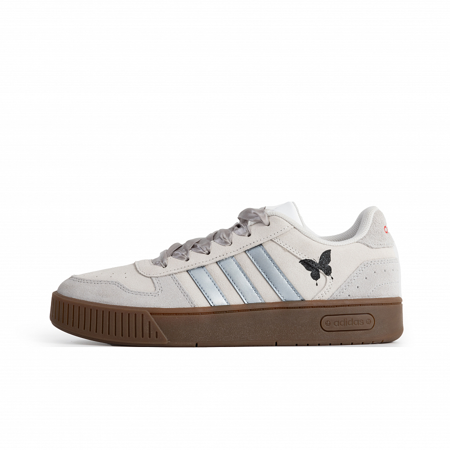 Adidas Neo D PAD Silver Mist Butterfly Non slip Lightweight Low Top Skateboard Shoes Unisex Silver Gray купить в интернет-магазине Yoocart с быстрой доставкой по России.