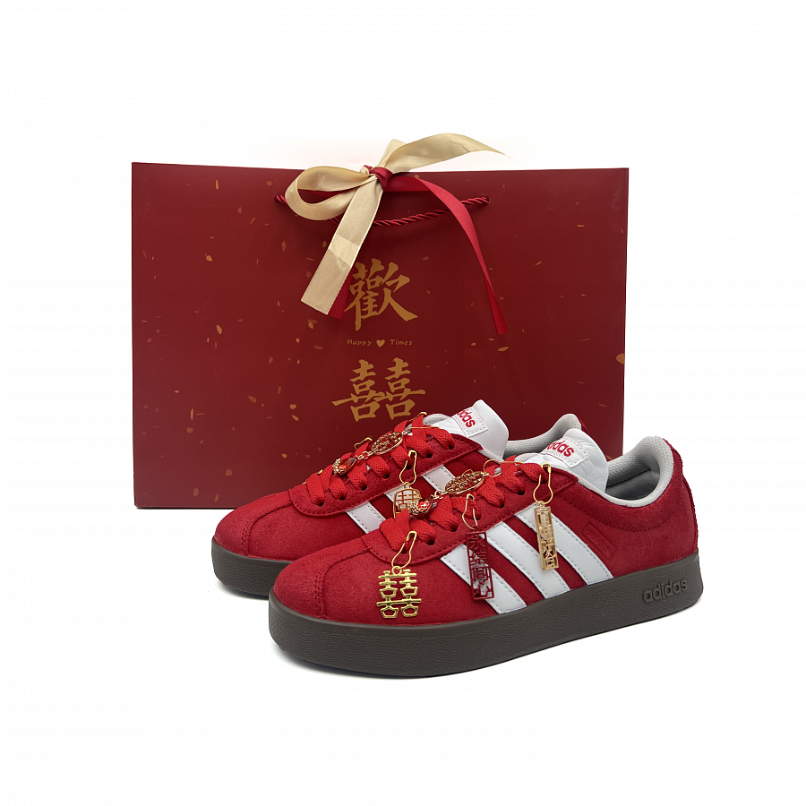 Adidas Neo VL Court 2.0 Eternal Union Slip Resistant Low Top Skateboard Shoes Unisex Red купить в интернет-магазине Yoocart с быстрой доставкой по России.