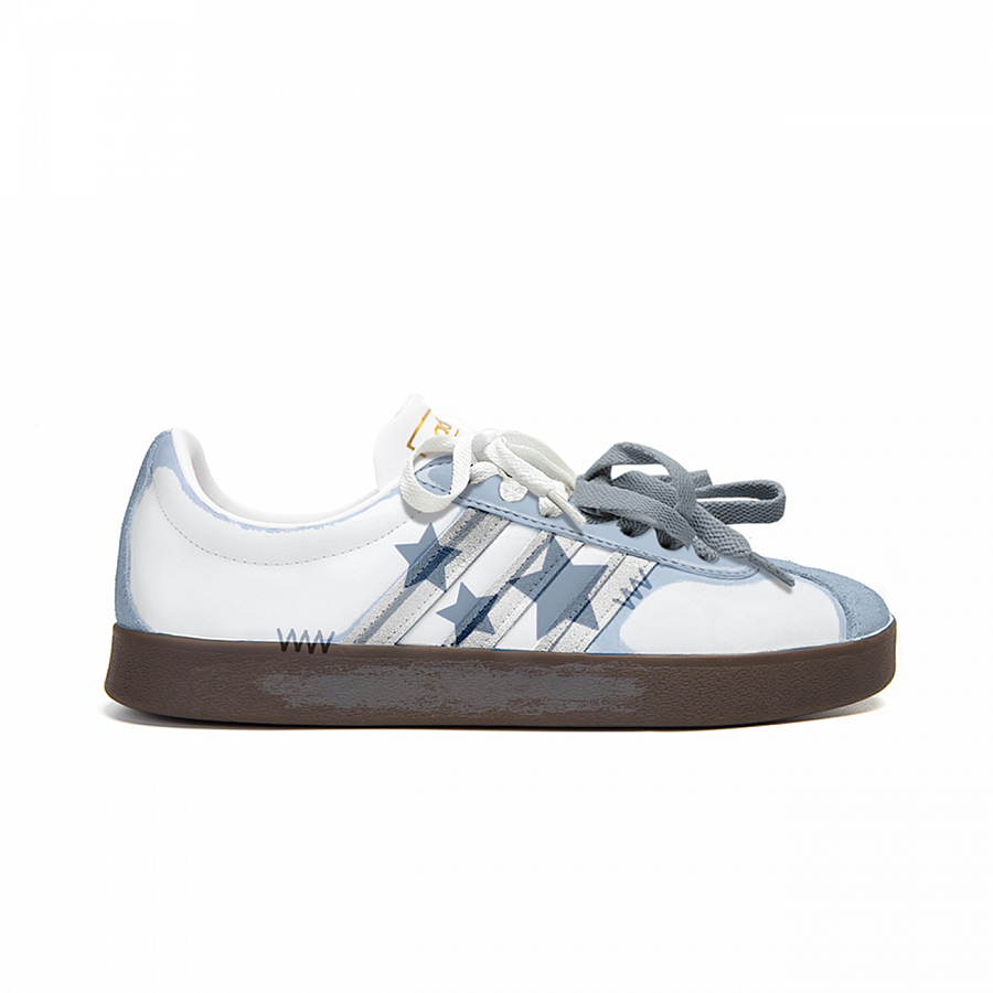 Adidas Neo VL Court 2.0 Goku World, Starry Night Shock Absorbers Low Top Skateboard Shoes Unisex Blue Brown купить в интернет-магазине Yoocart с быстрой доставкой по России.