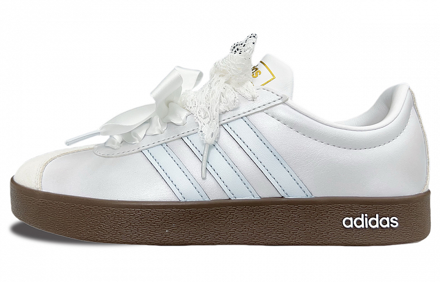 Adidas Neo VL Court 2.0 Coverage Slip Resistant Low Top Skateboard Shoes Unisex Silver купить в интернет-магазине Yoocart с быстрой доставкой по России.