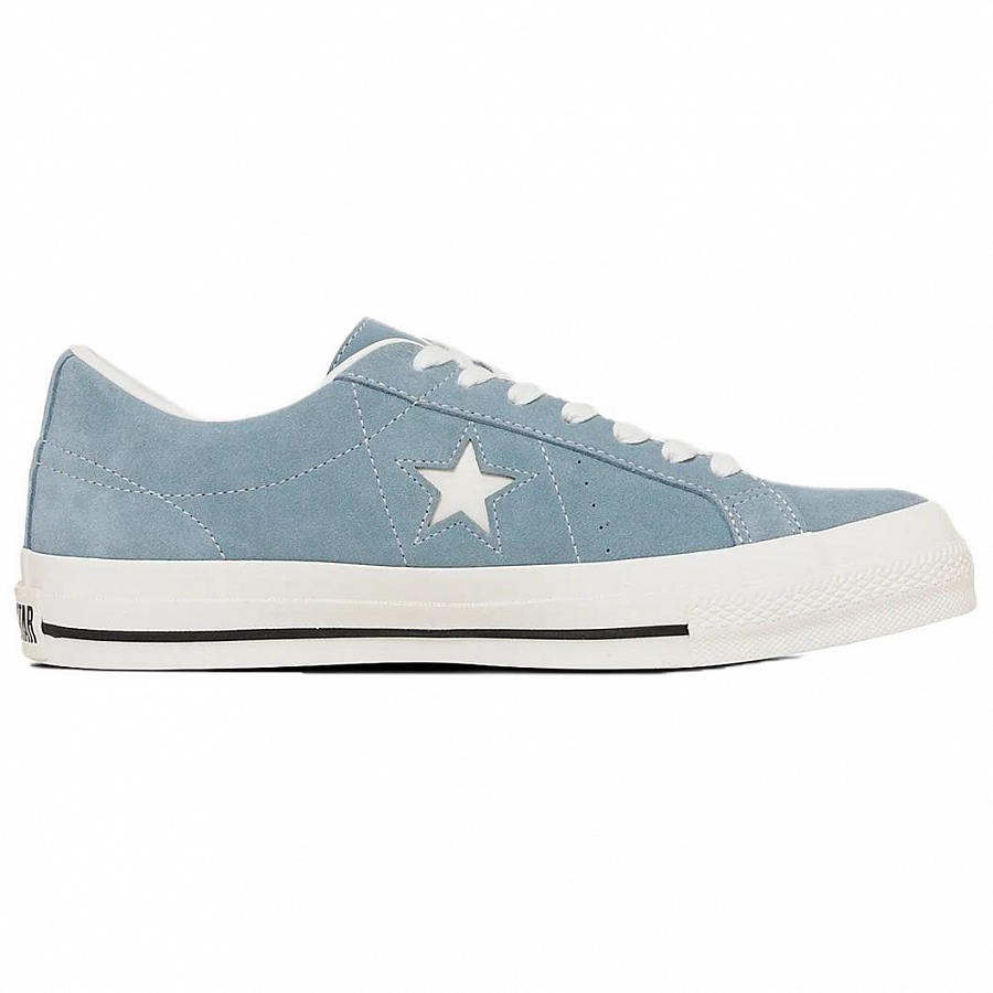 Converse ONE STAR Sude Anti Slip Wear Resistant Low Top Skateboard Shoes Unisex Blue купить в интернет-магазине Yoocart с быстрой доставкой по России.