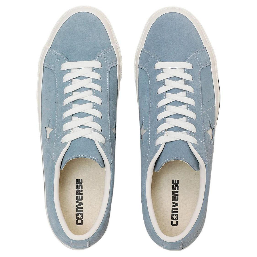 Converse ONE STAR Sude Anti Slip Wear Resistant Low Top Skateboard Shoes Unisex Blue купить в интернет-магазине Yoocart с быстрой доставкой по России.