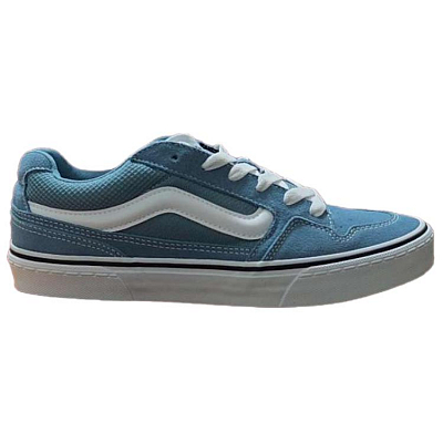 Vans Caldrone Abrasion Resistant Low Top Skateboard Shoes Men's Blue