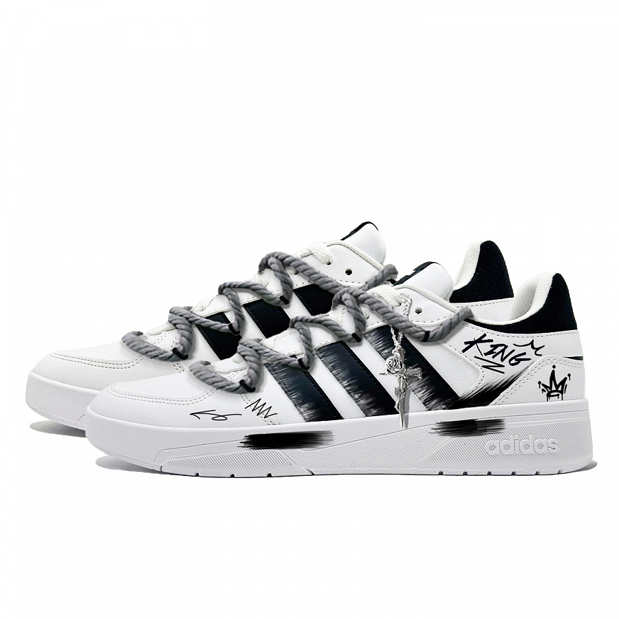 Adidas Neo Courtbeat Skateboard Shoes Men Low Top Black купить в интернет-магазине Yoocart с быстрой доставкой по России.