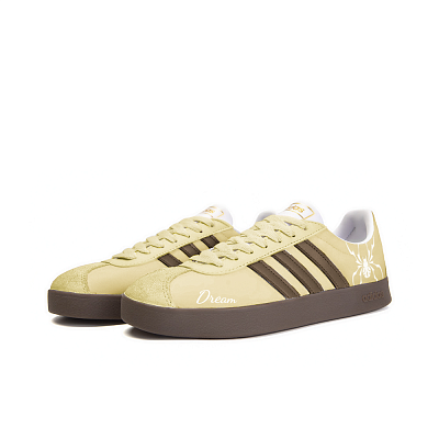 Adidas Neo VL Court 2.0 Anti-Slip Wear-Resistant Low-Top Skateboard Shoes Unisex Lemon