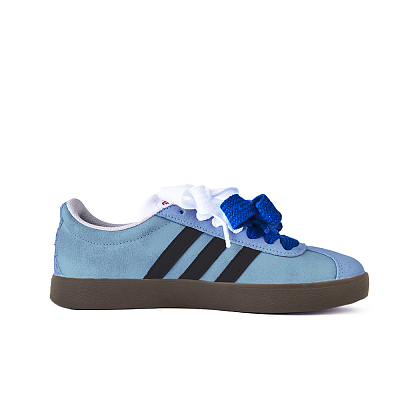 Adidas Neo VL Court 2.0 Anti Slip Wear Resistant Low Top Skateboard Shoes Unisex Blue Black