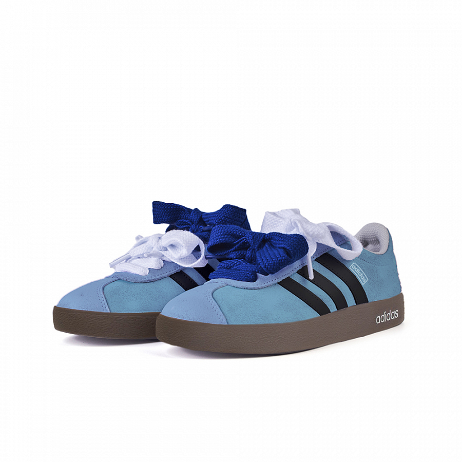 Adidas Neo VL Court 2.0 Anti Slip Wear Resistant Low Top Skateboard Shoes Unisex Blue Black купить в интернет-магазине Yoocart с быстрой доставкой по России.