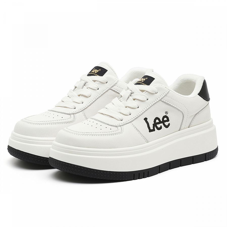 Lee Small White Shoes Low-Top Skateboard Shoes Women's