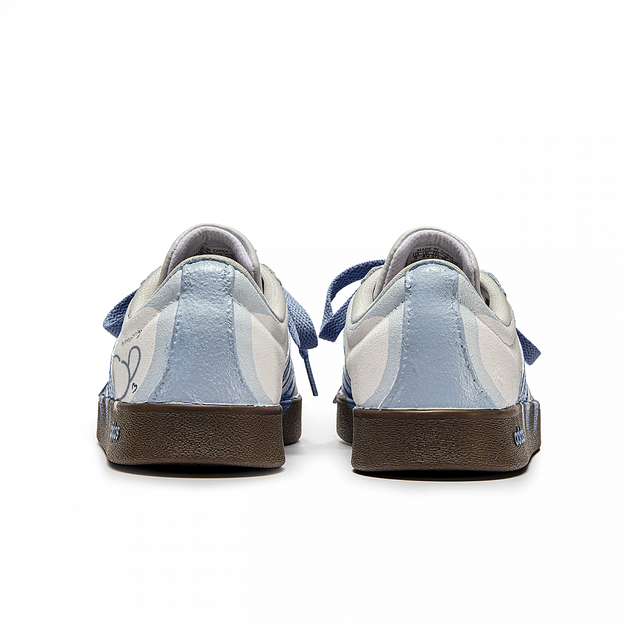 Adidas Neo VL Court Lifestyle Kitten Worm Anti Slip Wear Resistant Low Top Skateboard Shoes Unisex Blue купить в интернет-магазине Yoocart с быстрой доставкой по России.
