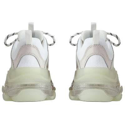 Balenciaga Triple S Clear Sole Low Top Chunky Sneakers Men's Green