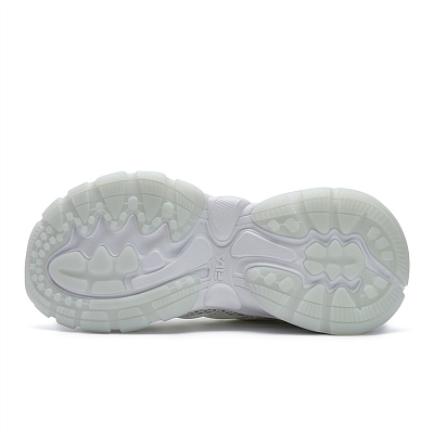 FILA Modern Abrasion Resistant Breathable Low Top Casual Shoes Men's White