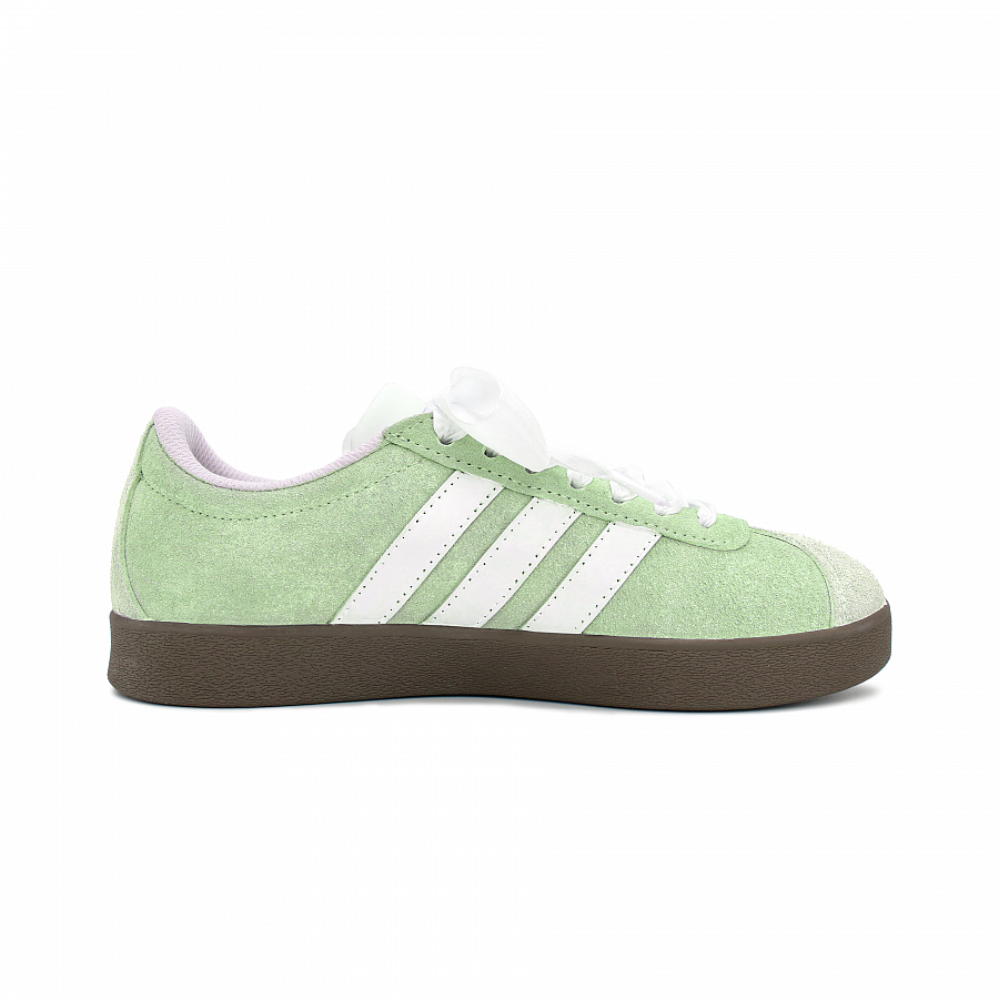 Adidas VL COURT 2.0 Slip Resistant Abrasion Resistant Low top Skateboard Shoes White Green купить в интернет-магазине Yoocart с быстрой доставкой по России.