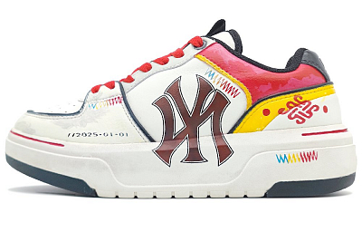 MLB Chunky Liner Skateboard Shoes Unisex Low Top Red