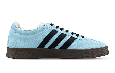 Adidas Neo VL Court 2.0 Anti Slip Wear Resistant Low Top Skateboard Shoes Unisex Blue Black