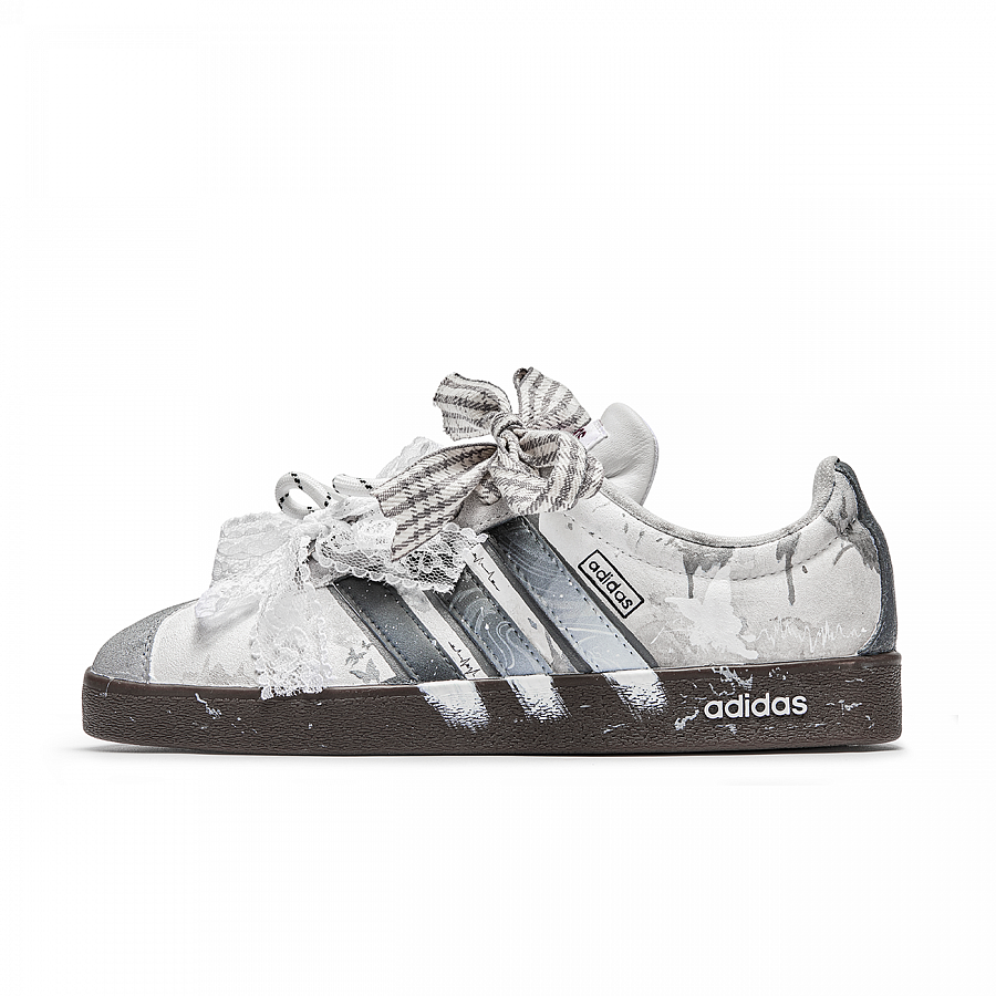 Adidas ADCDAVINCI, Rosemary Slip Resistant Abrasion Resistant Low top Skateboard Shoes Unisex Silver Brown купить в интернет-магазине Yoocart с быстрой доставкой по России.