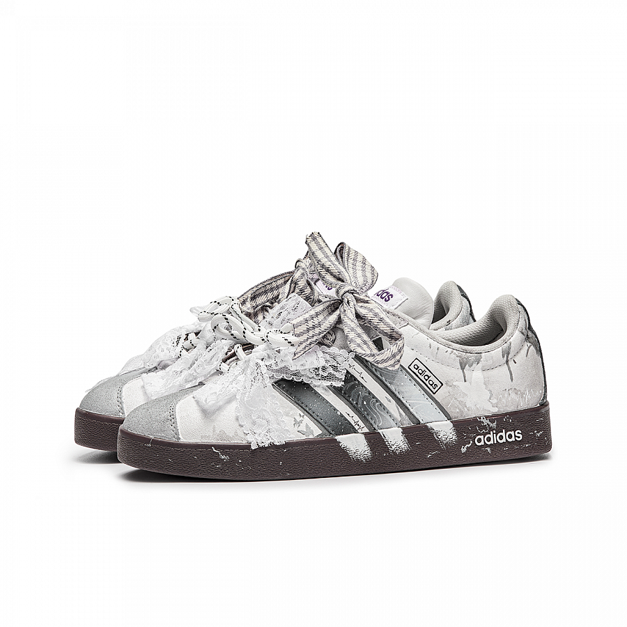 Adidas ADCDAVINCI, Rosemary Slip Resistant Abrasion Resistant Low top Skateboard Shoes Unisex Silver Brown купить в интернет-магазине Yoocart с быстрой доставкой по России.