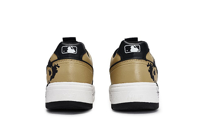 MLB Chunky Liner Skateboard Shoes Unisex Low Top Black/White/Brown
