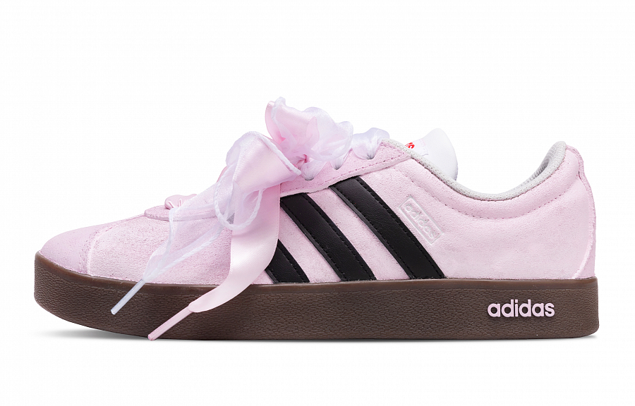 Adidas Neo VL Court Lifestyle Anti Slip Wear Resistant Low Top Skateboard Shoes Unisex Black Pink купить в интернет-магазине Yoocart с быстрой доставкой по России.