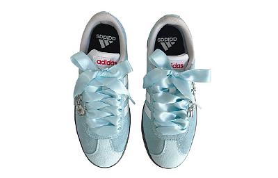 Adidas Neo VL Court 2.0 Abrasion Resistant Low Top Skateboard Shoes Unisex Light Blue