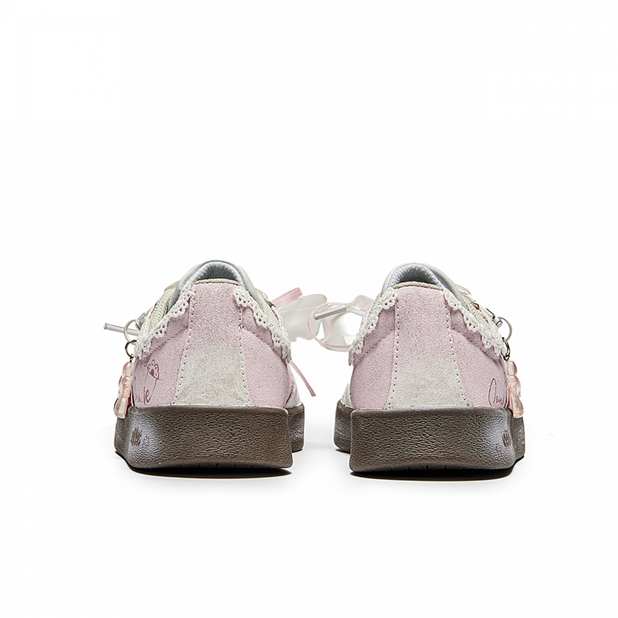Adidas Neo VL Court Lifestyle WuJie, Peach Blossom Cat Shock Absorbers Low Top Skateboard Shoes Unisex Pink Brown купить в интернет-магазине Yoocart с быстрой доставкой по России.