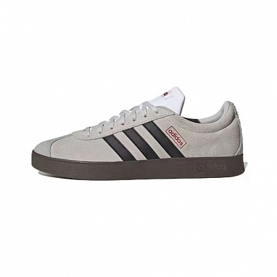 Adidas Neo Vl Court Classic Slip Resistant Low Top Skateboard Shoes Unisex Yellow