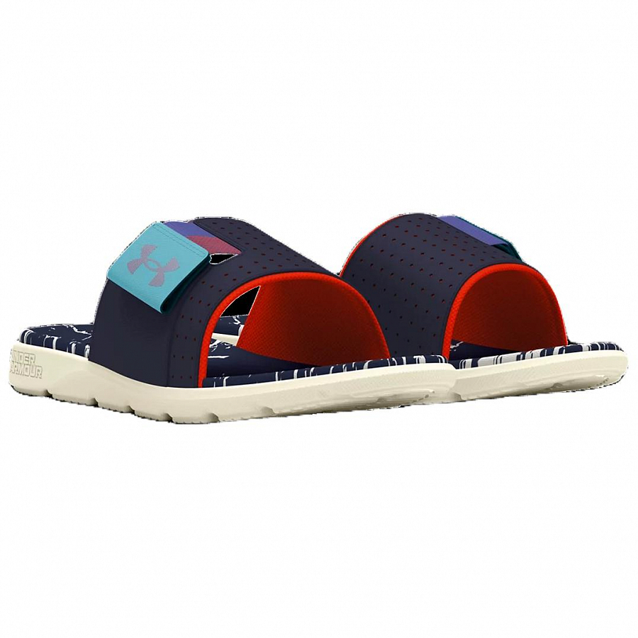 Under Armour Mercenary Quiet Slide Slippers Unisex Navy Blue