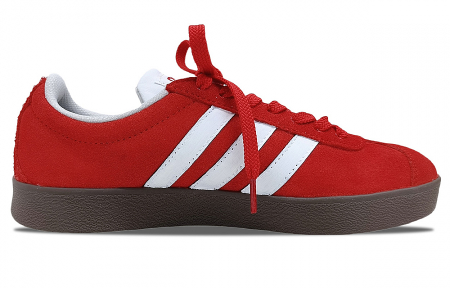 Adidas Neo VL Court Lifestyle Abrasion Resistant, Lightweight, And Breathable Low Top Skateboard Shoes Unisex Red White купить в интернет-магазине Yoocart с быстрой доставкой по России.