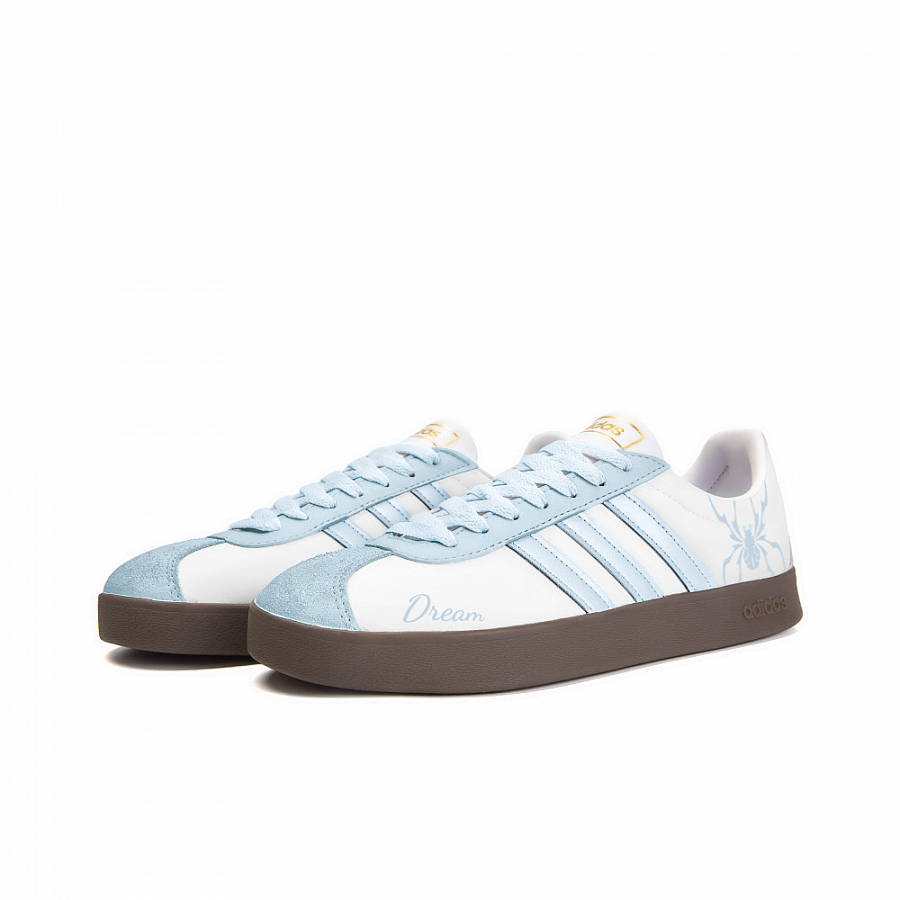 Adidas Neo VL Court 2.0 Anti-Slip And Wear-Resistant Lightweight Low-Top Skateboard Shoes Unisex White Blue купить в интернет-магазине Yoocart с быстрой доставкой по России.