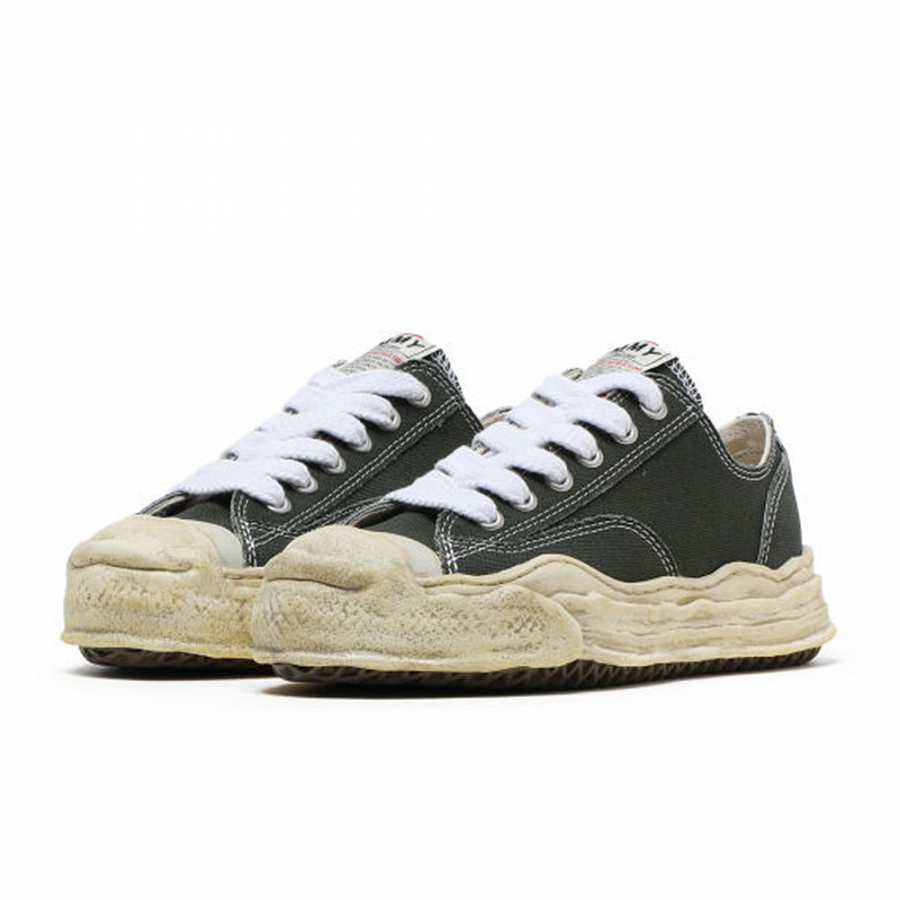 MIHARA YASUHIRO Low Top Skateboard Shoes Women's Green