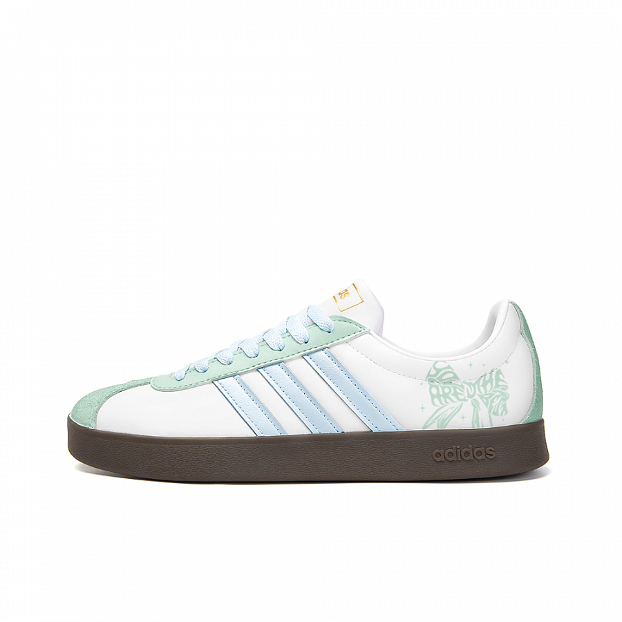 Adidas Neo VL Court 2.0 Abrasion Resistant Low Top Skateboard Shoes Unisex White Blue Green купить в интернет-магазине Yoocart с быстрой доставкой по России.