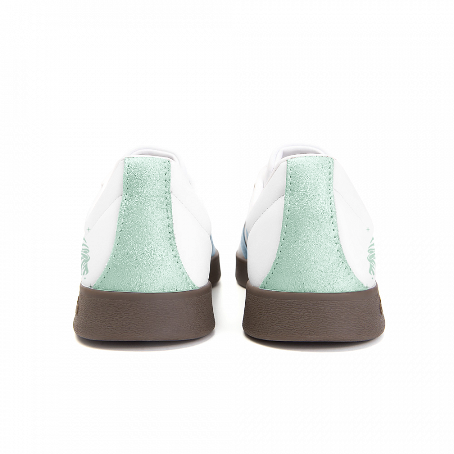 Adidas Neo VL Court 2.0 Abrasion Resistant Low Top Skateboard Shoes Unisex White Blue Green купить в интернет-магазине Yoocart с быстрой доставкой по России.