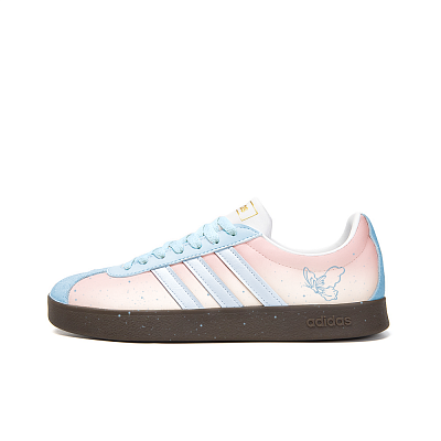 Adidas Neo VL Court 2.0 Anti Slip Wear Resistant Low Top Skateboard Shoes Unisex Blue Pink
